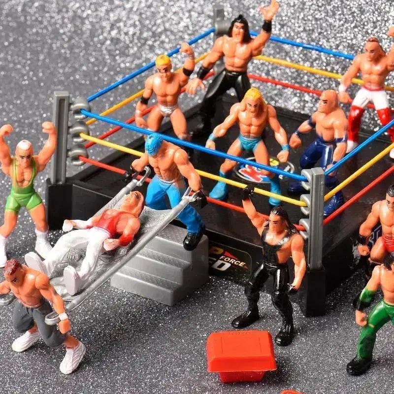  Mini Wrestling Ring Battle Pack Play Set With Action Figures -  ToylandEU™