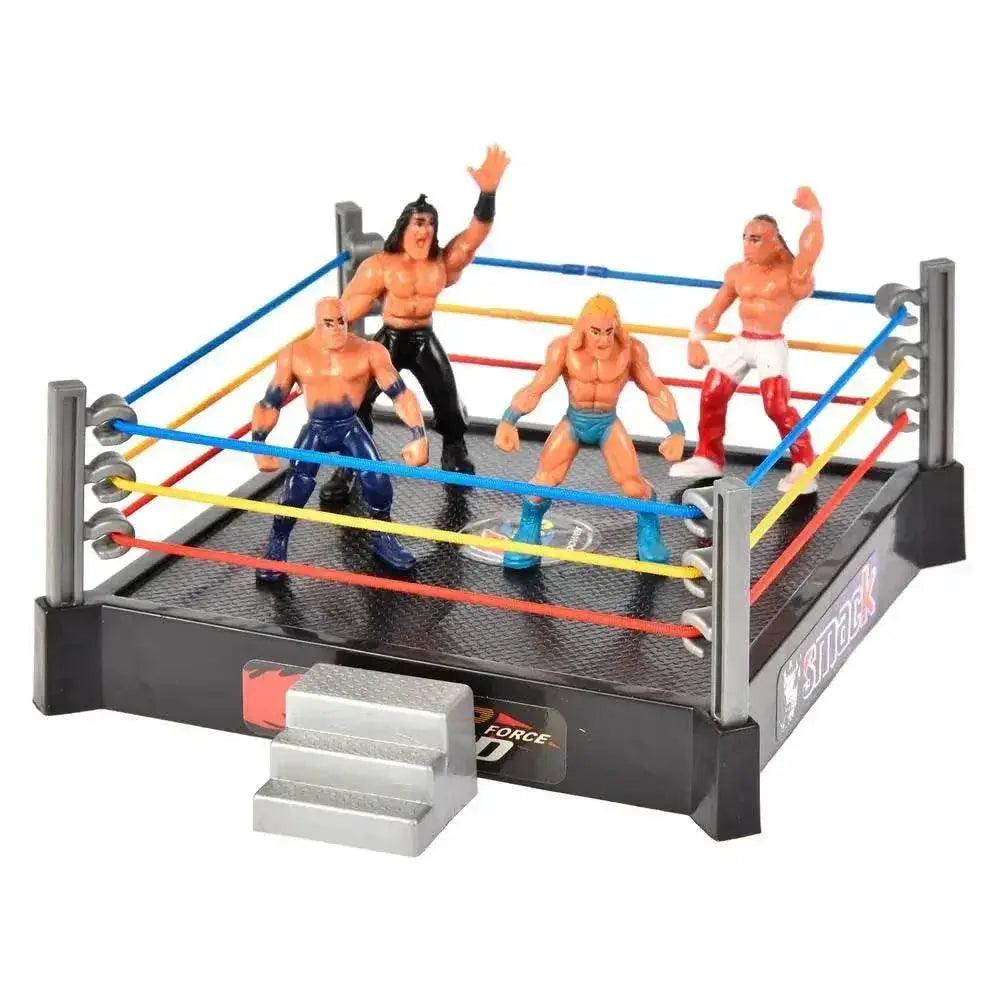  Mini Wrestling Ring Battle Pack Play Set With Action Figures -  ToylandEU™