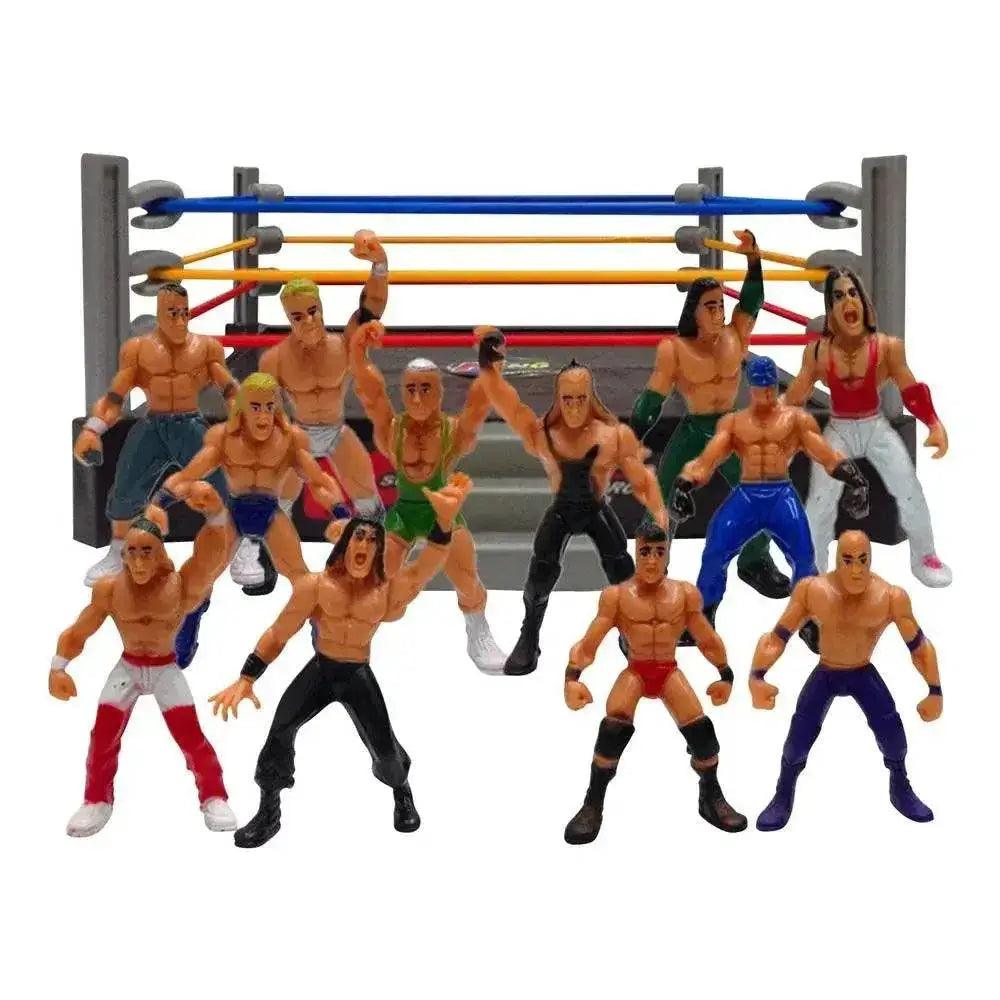  Mini Wrestling Ring Battle Pack Play Set With Action Figures -  ToylandEU™