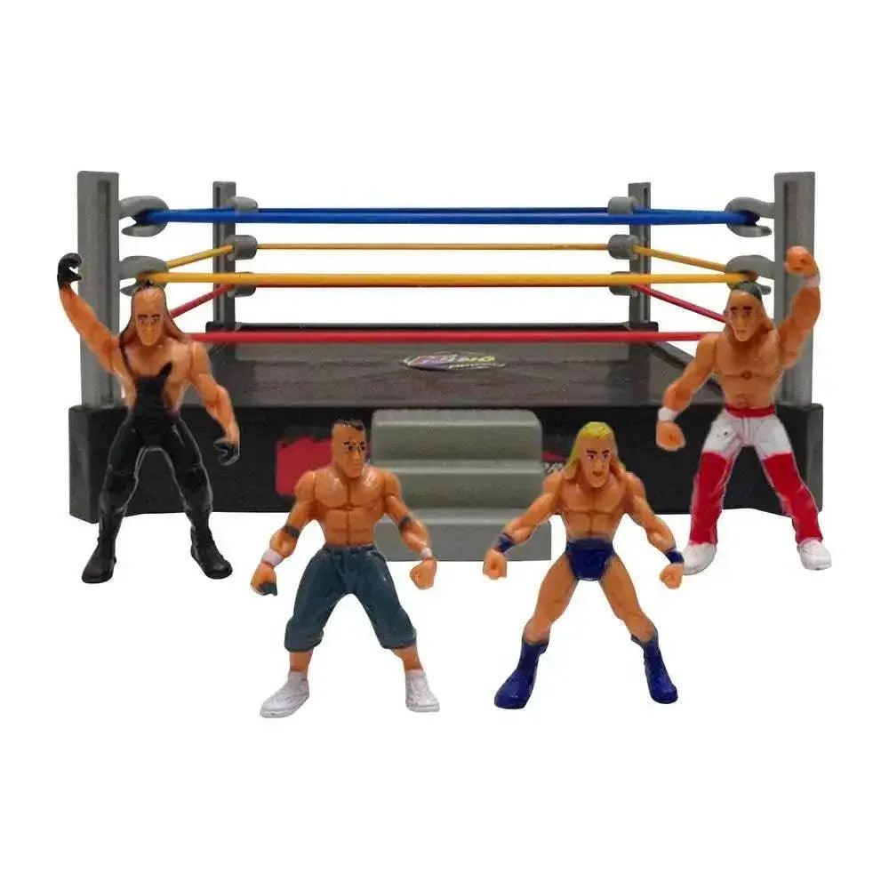 Mini Wrestling Ring Battle Pack Play Set With Action Figures -  ToylandEU™