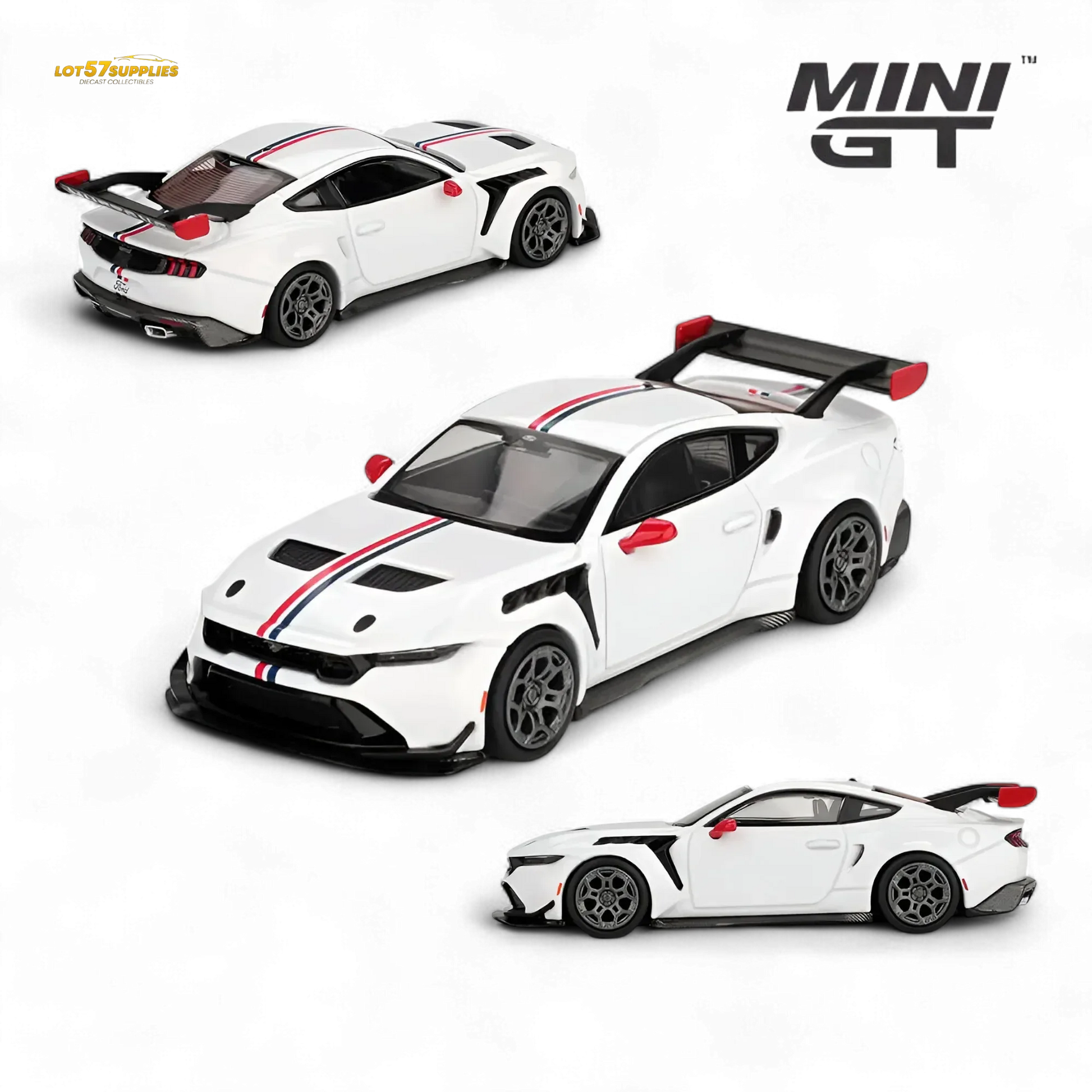 MiniGT Ford Mustang GTD Diecast 1:64 Spirit Of America - ToylandEU