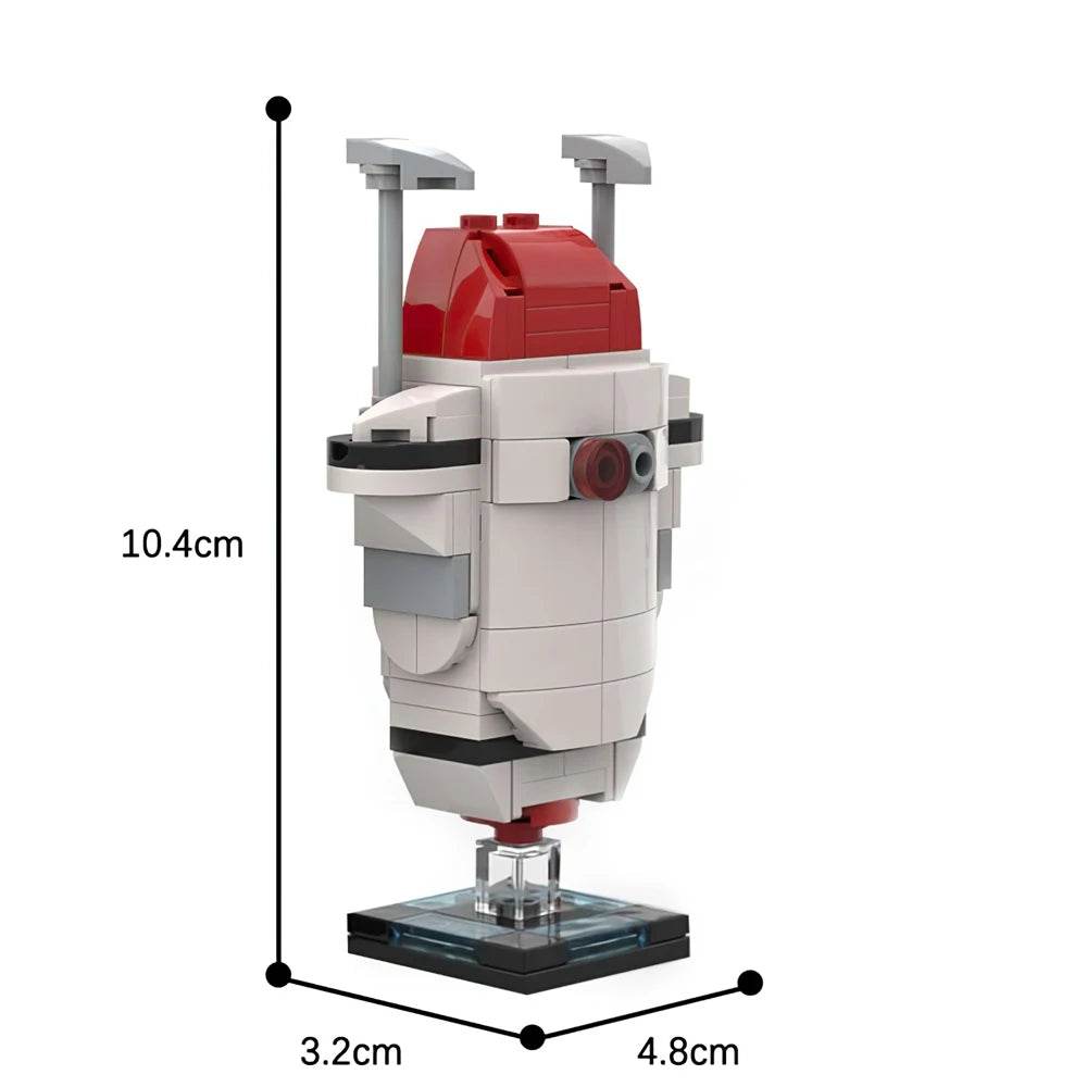 MiniWalli Building Blocks Animation Figure Model Set Bricks GO-4 Security Bot Toys DIY Gift Birthday for Kids Adult - ToylandEU