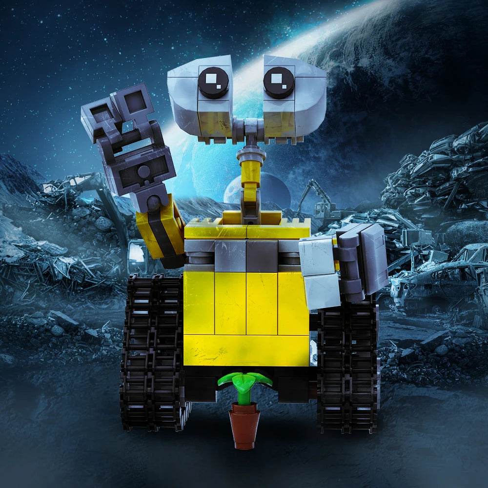 MiniWalli Building Blocks Animation Figure Model Set Bricks GO-4 Security Bot Toys DIY Gift Birthday for Kids Adult - ToylandEU