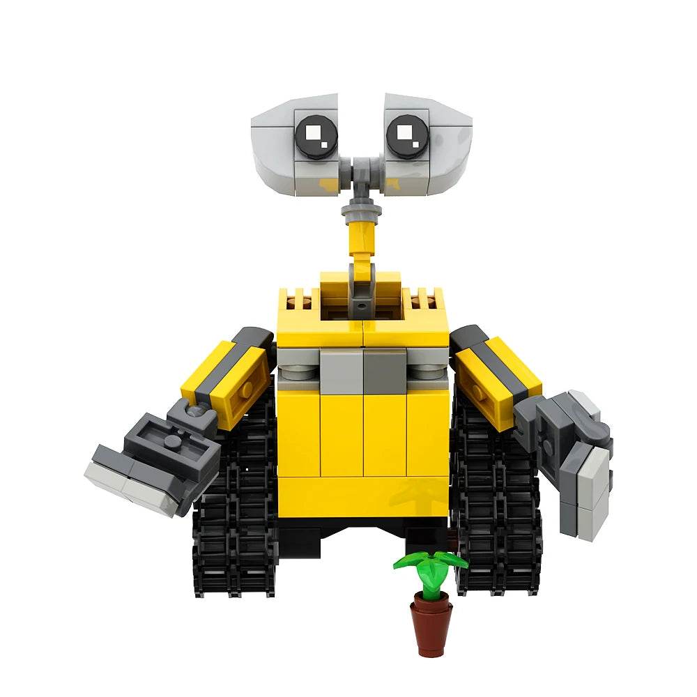 MiniWalli Building Blocks Animation Figure Model Set Bricks GO-4 Security Bot Toys DIY Gift Birthday for Kids Adult - ToylandEU