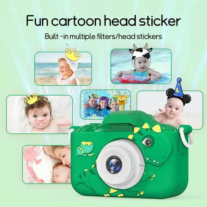  Miniature 1080P HD Digital Camera for Kids - Dual Lens Toy Camera with 8x Zoom for Outdoor Fun and Photography Gifts for Boys and Girls -  ToylandEU™