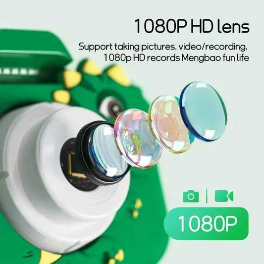  Miniature 1080P HD Digital Camera for Kids - Dual Lens Toy Camera with 8x Zoom for Outdoor Fun and Photography Gifts for Boys and Girls -  ToylandEU™