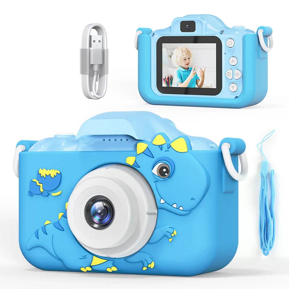 Miniature 1080P HD Digital Camera for Kids Dual Lens Toy Camera
