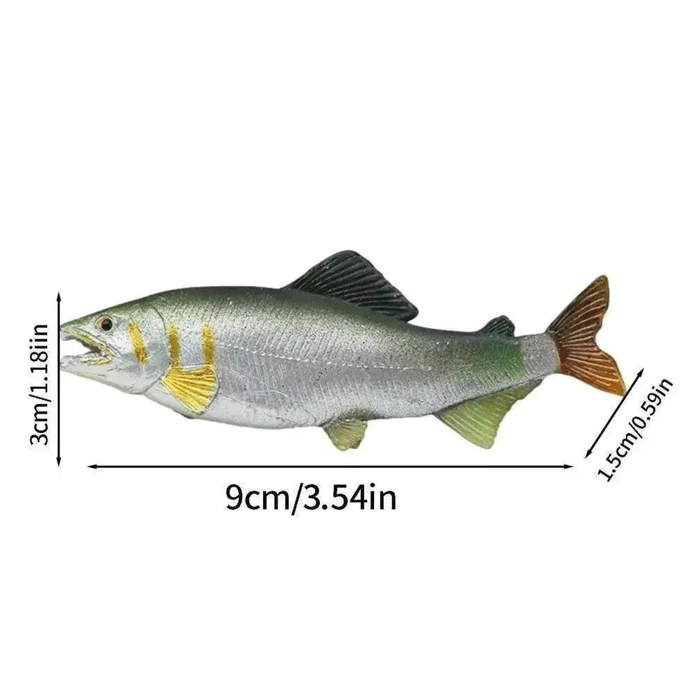  Realistic Marine Fish Models - Educational Tuna, Snapper & Salmon Set -  ToylandEU™