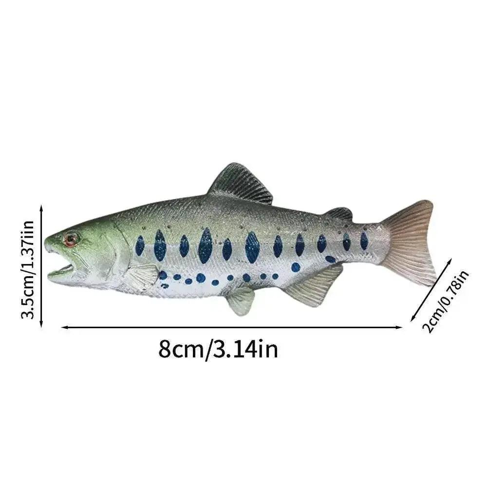  Realistic Marine Fish Models - Educational Tuna, Snapper & Salmon Set -  ToylandEU™