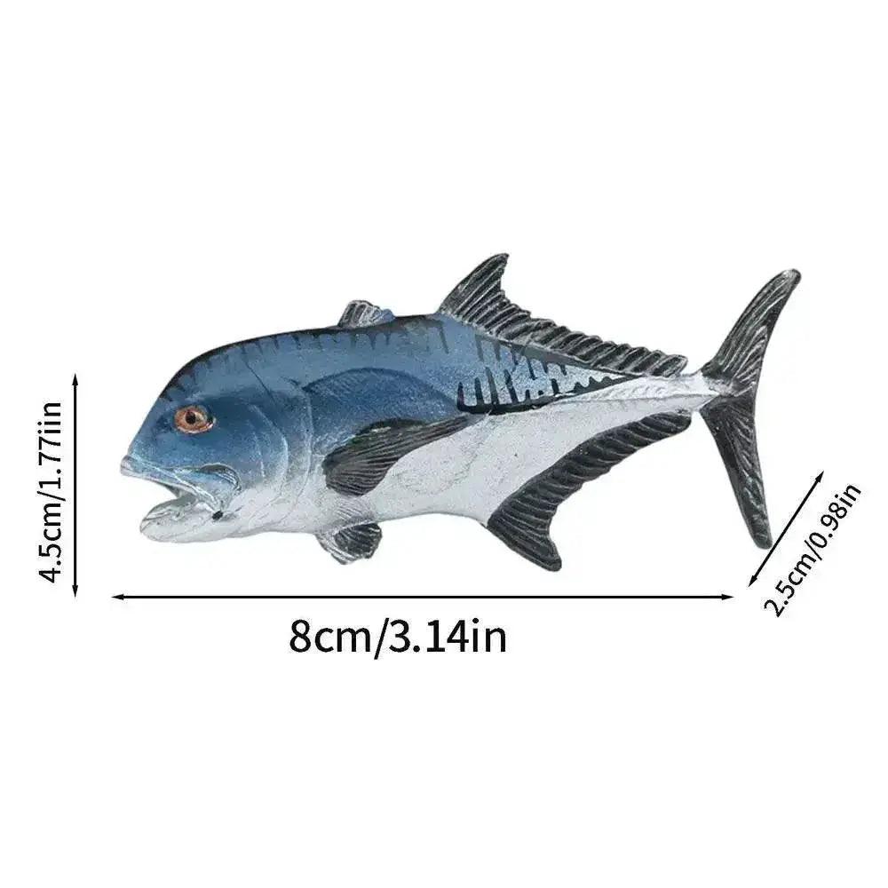  Realistic Marine Fish Models - Educational Tuna, Snapper & Salmon Set -  ToylandEU™