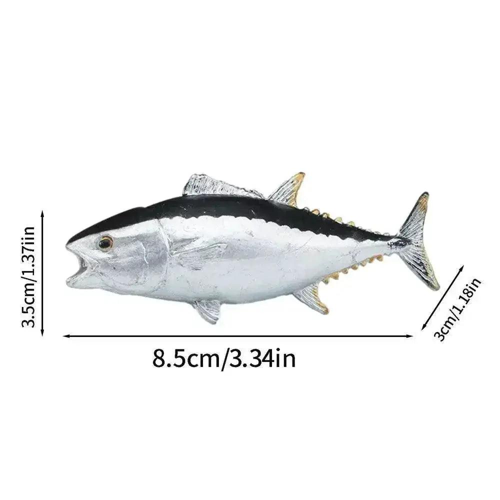  Realistic Marine Fish Models - Educational Tuna, Snapper & Salmon Set -  ToylandEU™