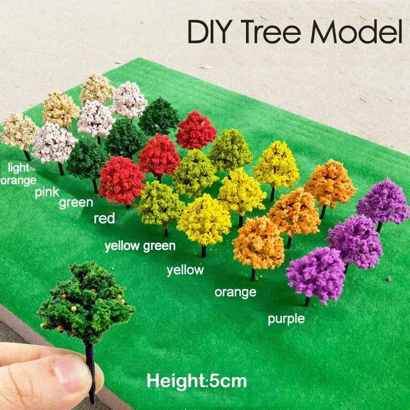  Miniature Peach Tree Handcrafted For Gardens And Trains -  ToylandEU™