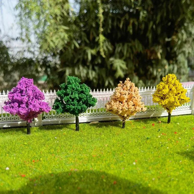  Miniature Peach Tree Handcrafted For Gardens And Trains -  ToylandEU™