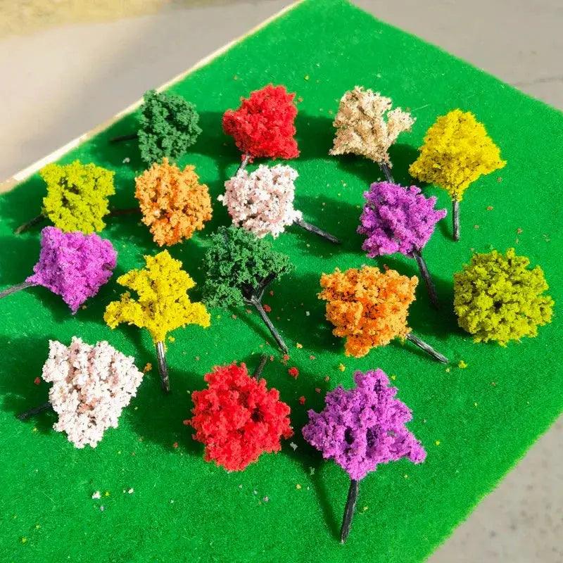  Miniature Peach Tree Handcrafted For Gardens And Trains -  ToylandEU™