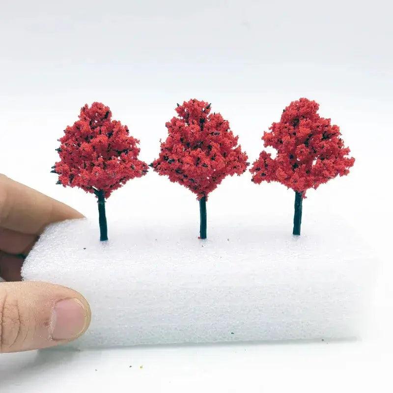  Miniature Peach Tree Handcrafted For Gardens And Trains -  ToylandEU™