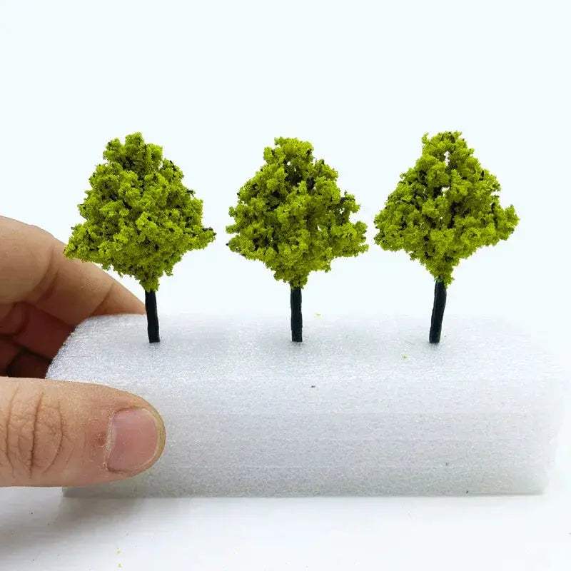 Miniature Peach Tree Models Handcrafted for Gardens and Train Layouts - ToylandEU