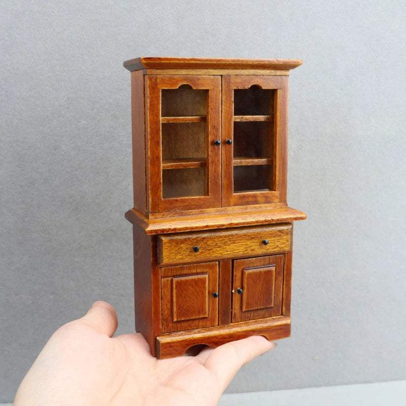 Miniature Wood Cabinet | 1:12 Scale | Toylandeu™