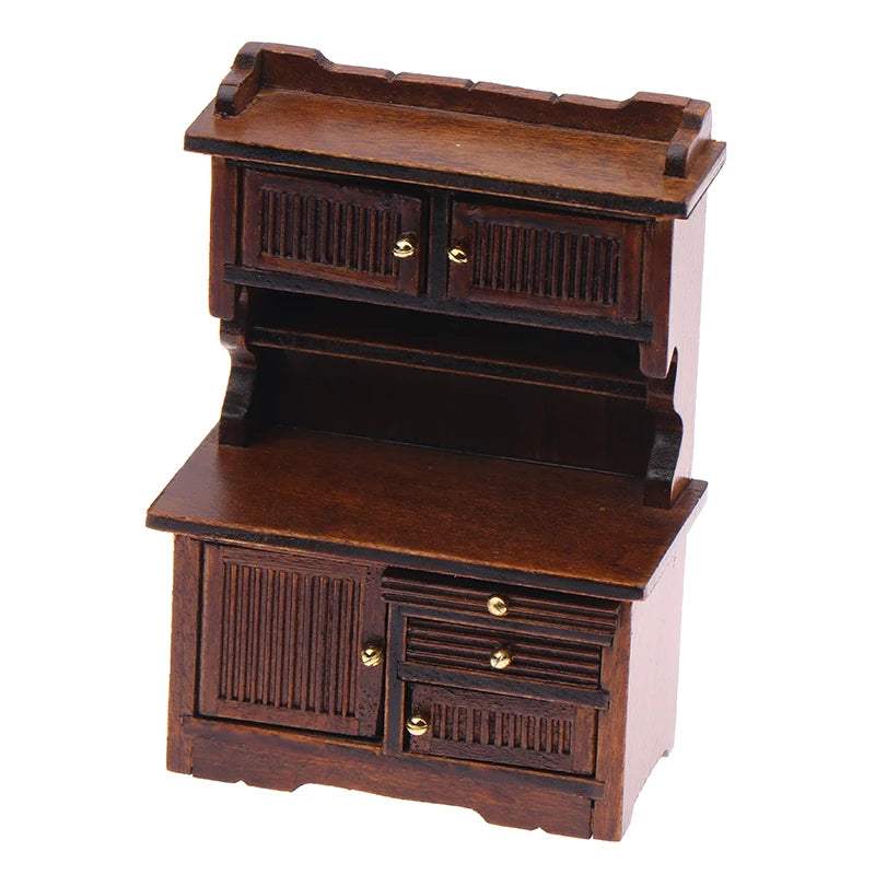 Miniature Wood Cabinet | 1:12 Scale | Toylandeu™