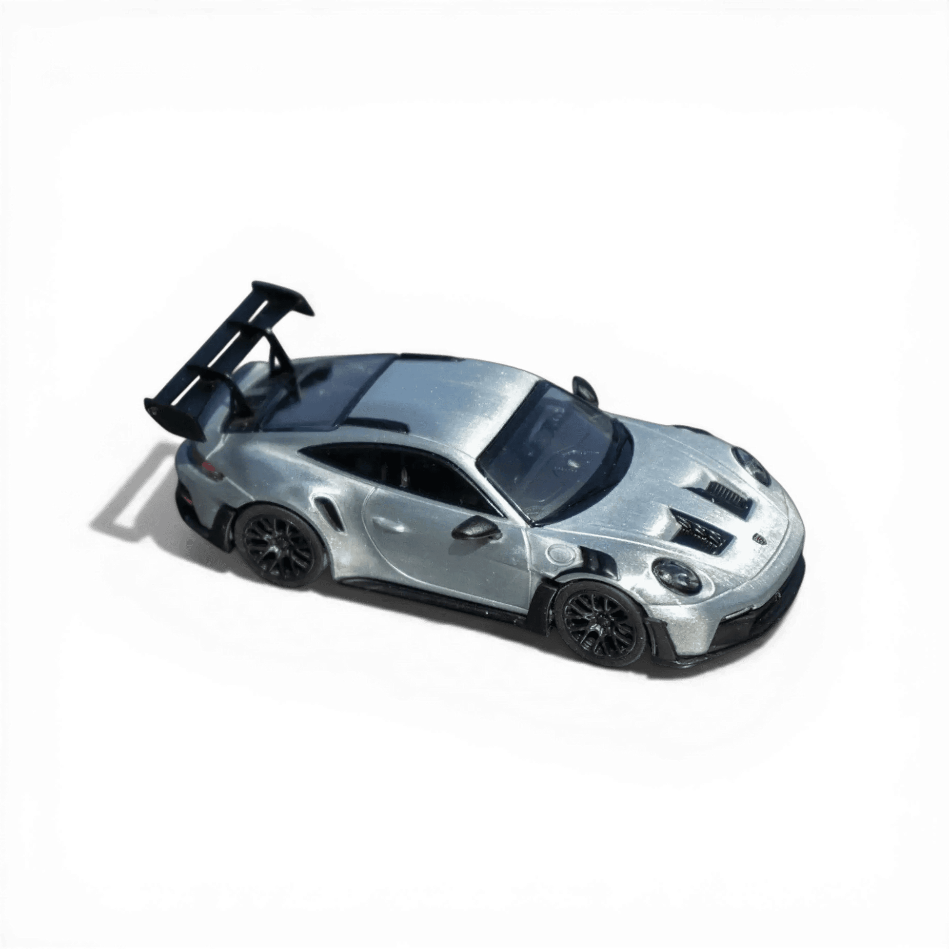 Minichamps Porsche 911 GT3 RS Raw Silver 1:64 - Lot57Supplies Diecast Shop