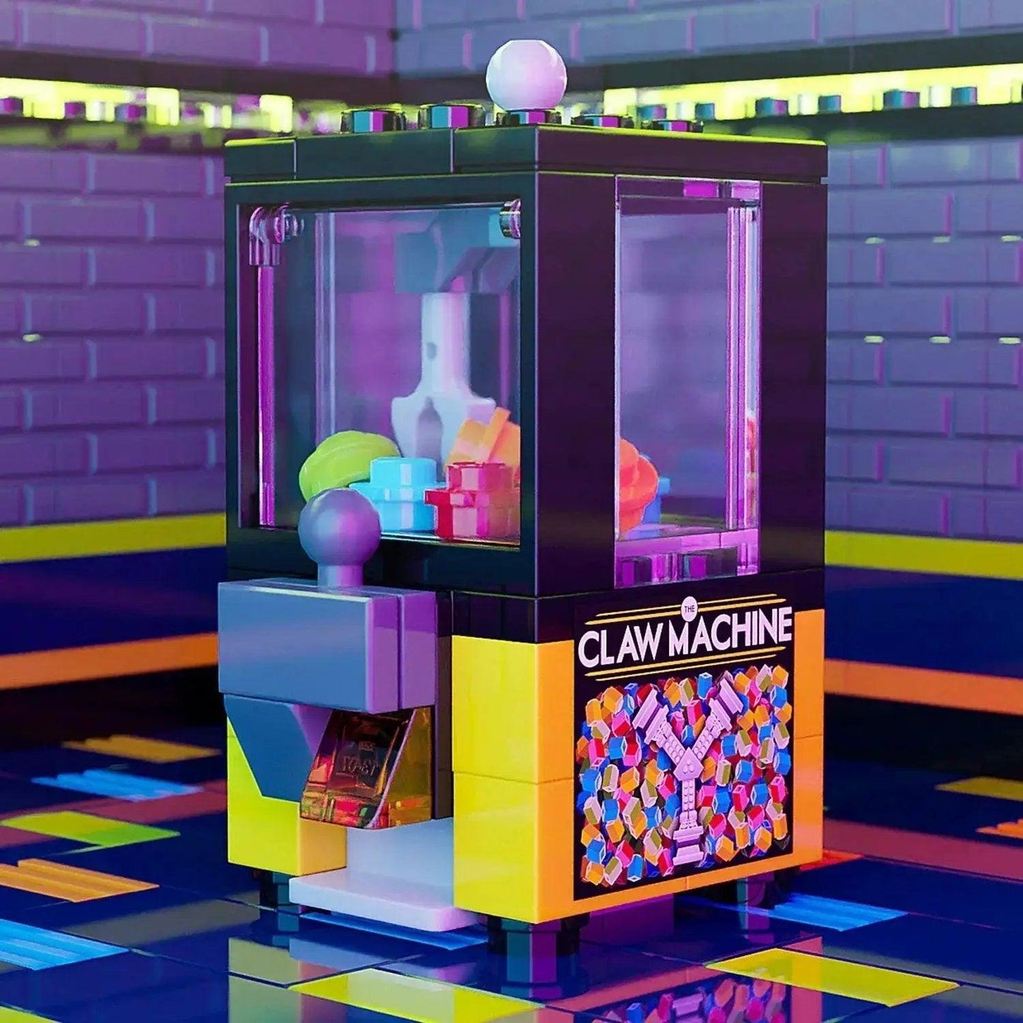  Minifig-Scale Arcade Claw Machine Building Set made from LEGO parts -  ToylandEU™