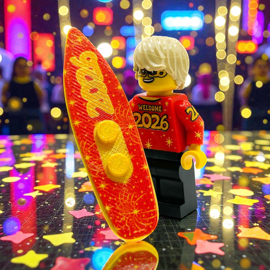 Minifig | Surfing Into 2026 Edition | Toylandeu™