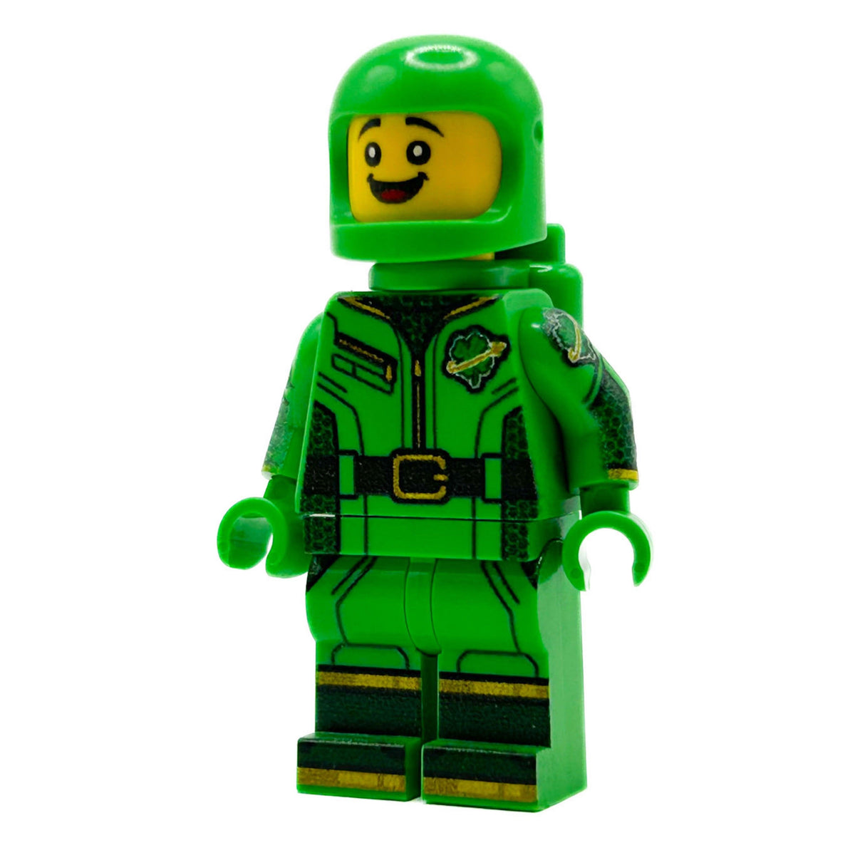 Minifigure | Green Shamrock Spaceman | Toylandeu™