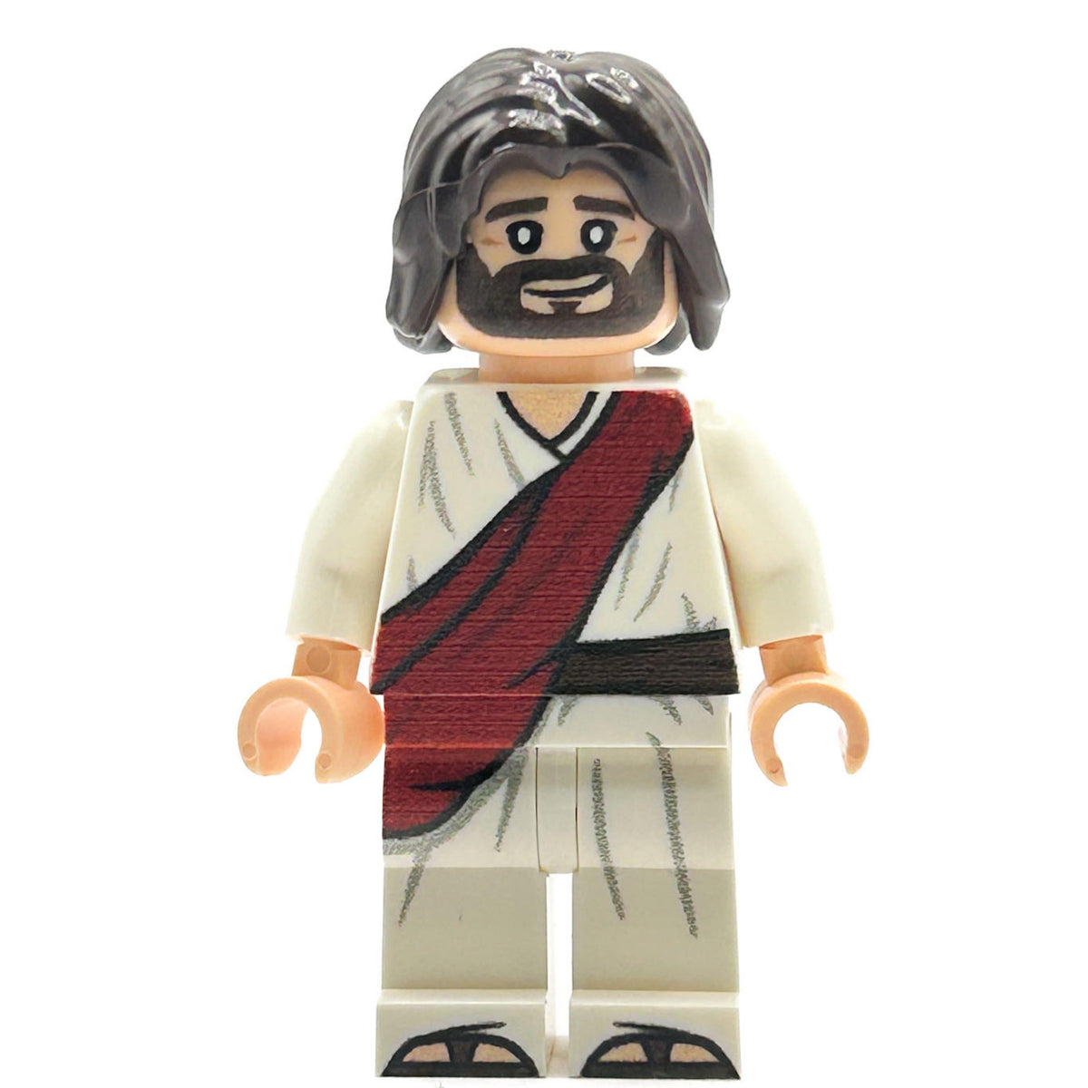 Minifigure Jesus | White Robe Red Sash | Toylandeu™