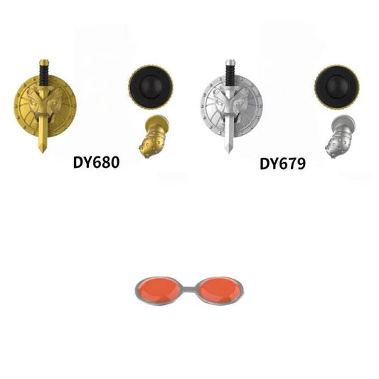 Minifigure Wear Set Lego Compatible Accessories Six -  ToylandEU™