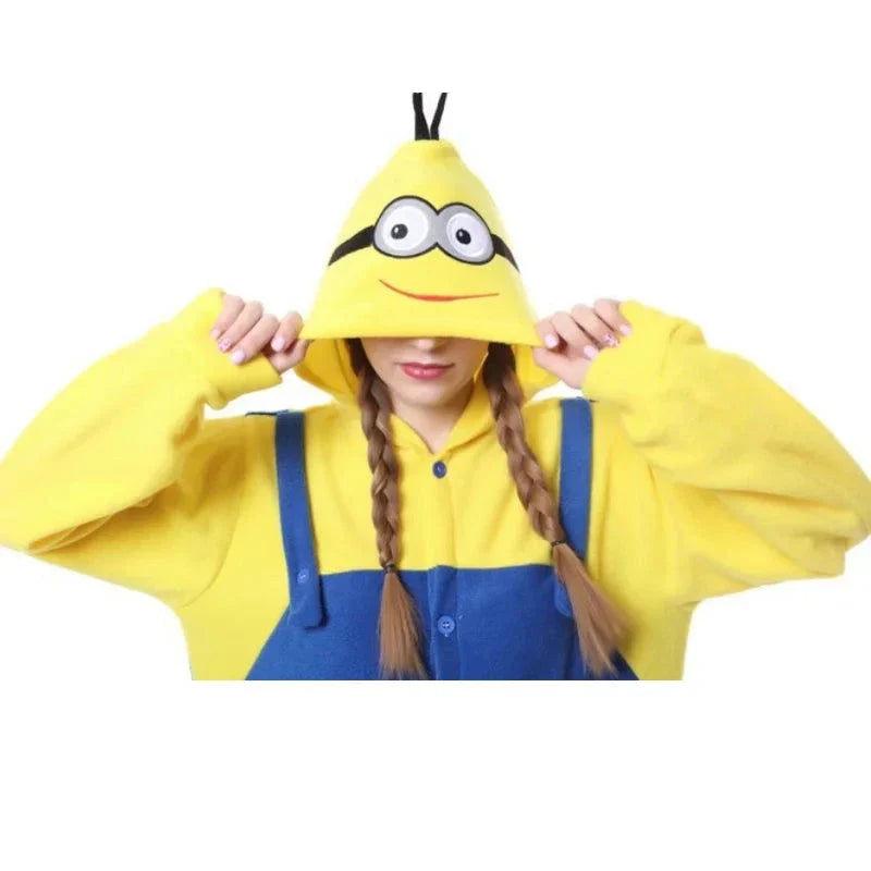  Minions Fleece Pajamas Jumpsuit Super Soft 