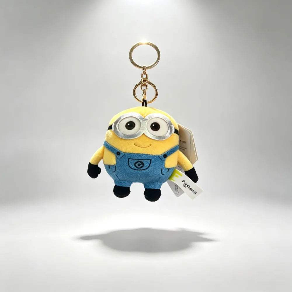 Minions Plush Keychain | Soft Minion Bag Clip | Toylandeu™