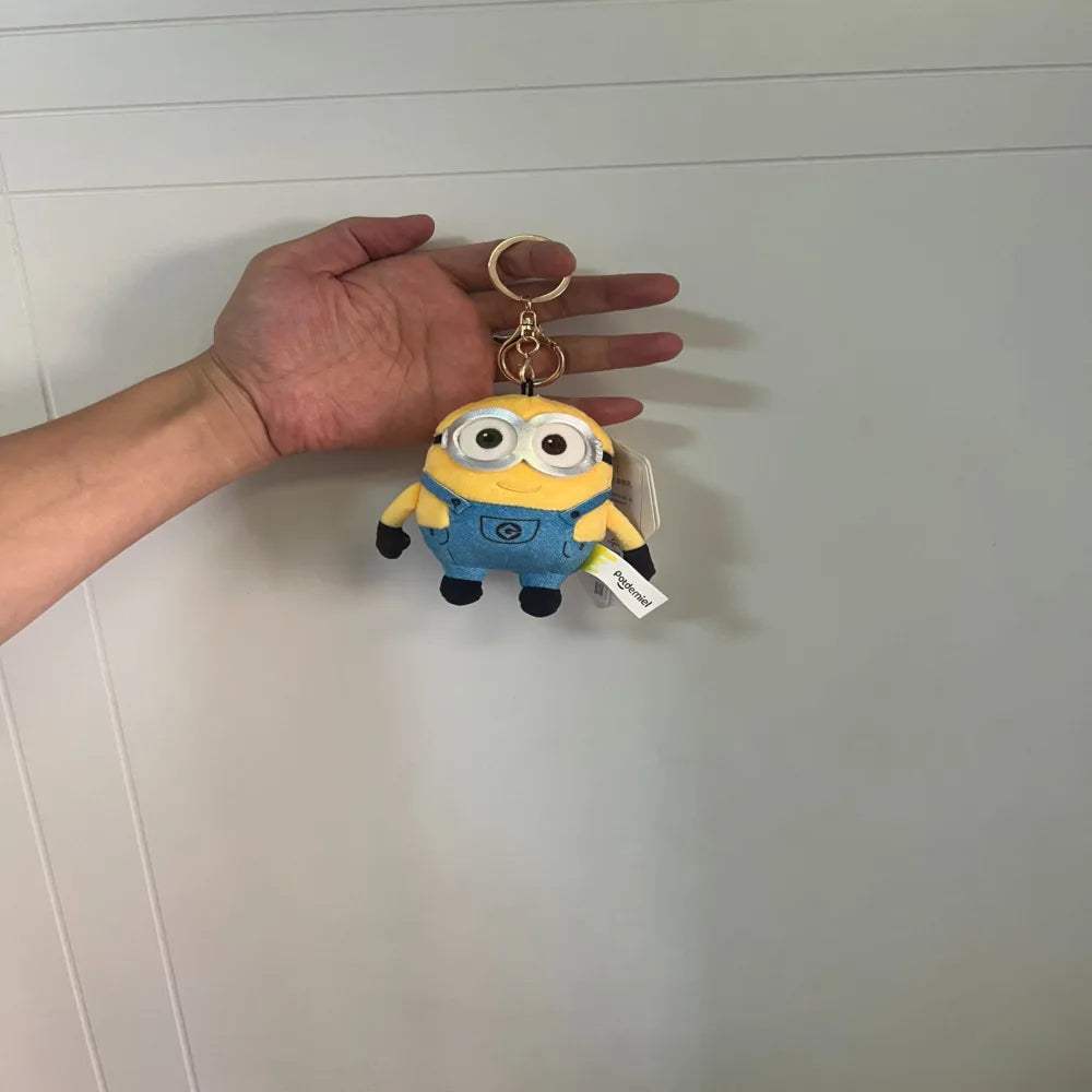 Minions Plush Keychain | Soft Minion Bag Clip | Toylandeu™