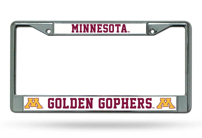 Minnesota Golden Gophers Chrome License Plate Frame - ToylandEU