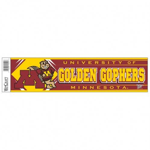 Minnesota Golden Gophers Decal Strip 3x12 Bumper Style - ToylandEU