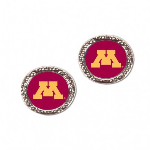 Minnesota Golden Gophers Earrings Post Style Licensed Logo - ToylandEU