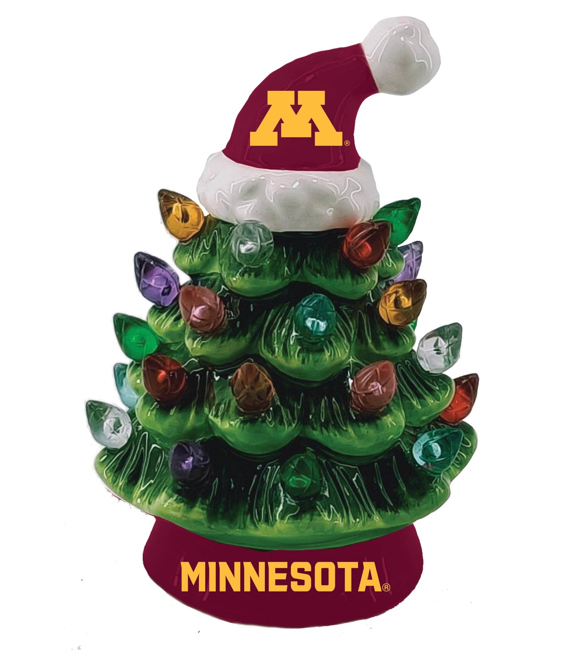 Minnesota Golden Gophers LED Christmas Tree Tabletop 4 Inch - ToylandEU