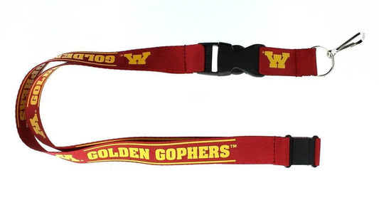  Minnesota Golden Gophers Lanyard Maroon Aminco Breakaway -  ToylandEU™