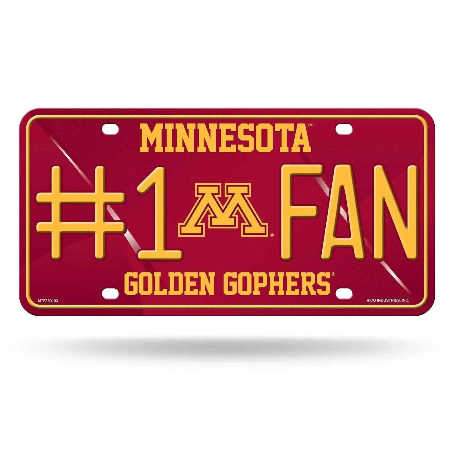  Minnesota Golden Gophers License Plate Fan Alternate Design -  ToylandEU™