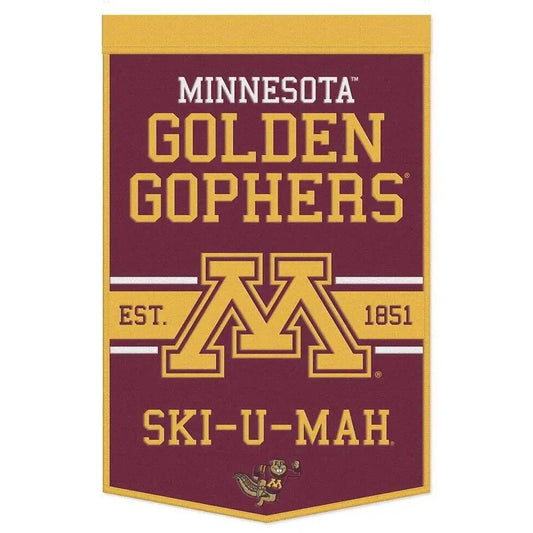 Minnesota Golden Gophers Wool Banner 24x38 Dynasty Slogan -  ToylandEU™