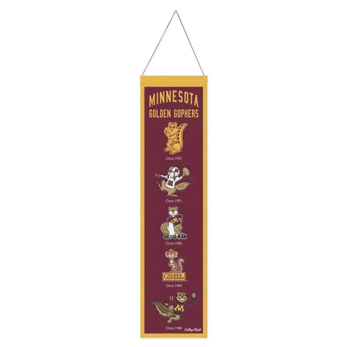  Minnesota Golden Gophers Wool Banner 8x32 Heritage Design -  ToylandEU™