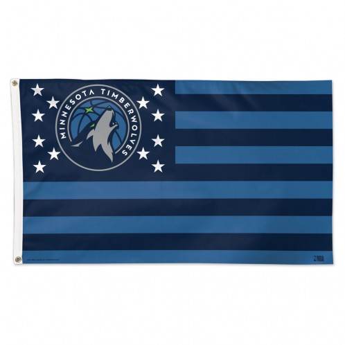 Minnesota Timberwolves Flag 3x5 Deluxe Stars And Stripes - ToylandEU