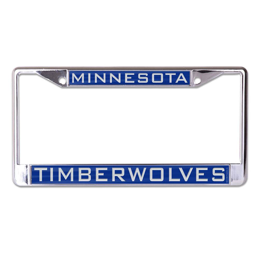 Minnesota Timberwolves Inlaid License Plate Frame Chrome - ToylandEU