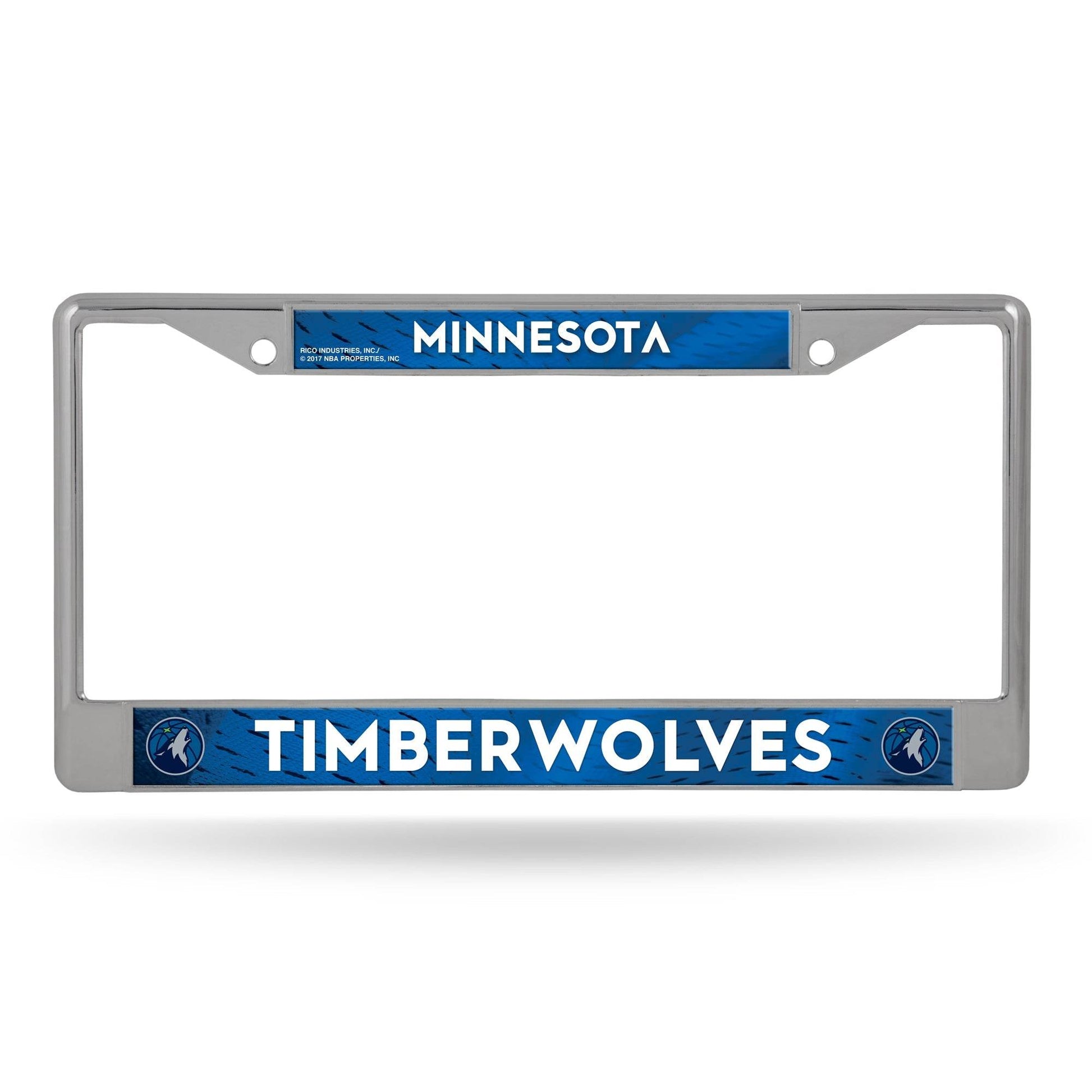 Minnesota Timberwolves License Plate Frame Chrome Insert - ToylandEU