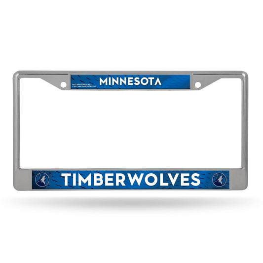 Minnesota Timberwolves License Plate Frame Chrome Insert - ToylandEU