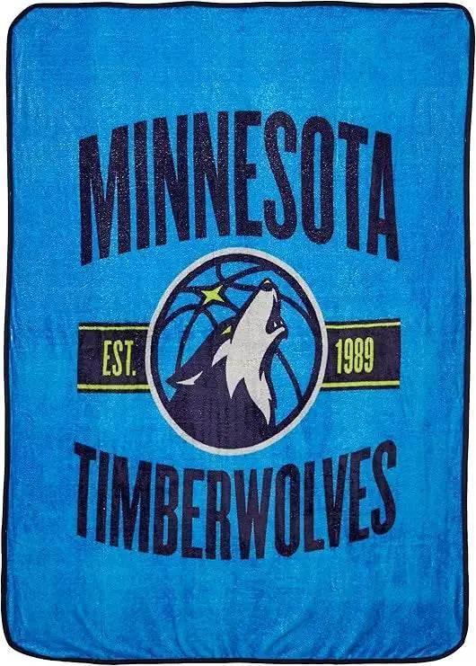  Minnesota Timberwolves Micro Raschel Throw Blanket 46x60 -  ToylandEU™