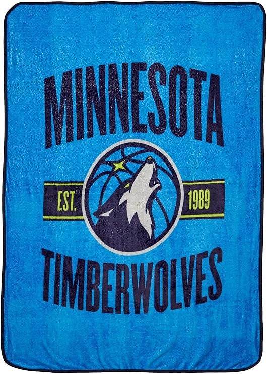 Minnesota Timberwolves Micro Raschel Throw Blanket 46x60 - ToylandEU
