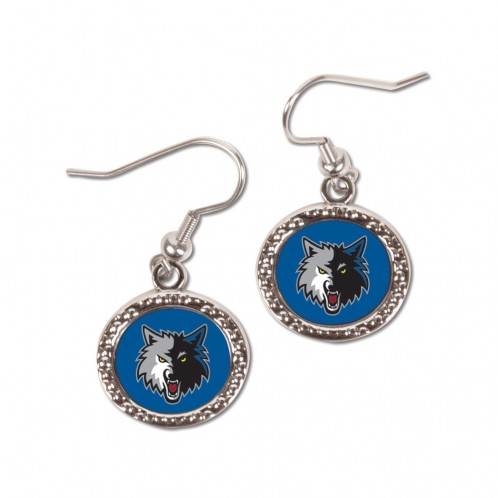 Minnesota Timberwolves Round Style Earrings Special Order - ToylandEU