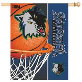 Minnesota Timberwolves Vertical Banner 28x40 Wincraft Flag - ToylandEU