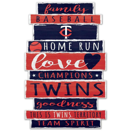  Minnesota Twins 11x17 Wood Sign Family Word Decor Colors -  ToylandEU™