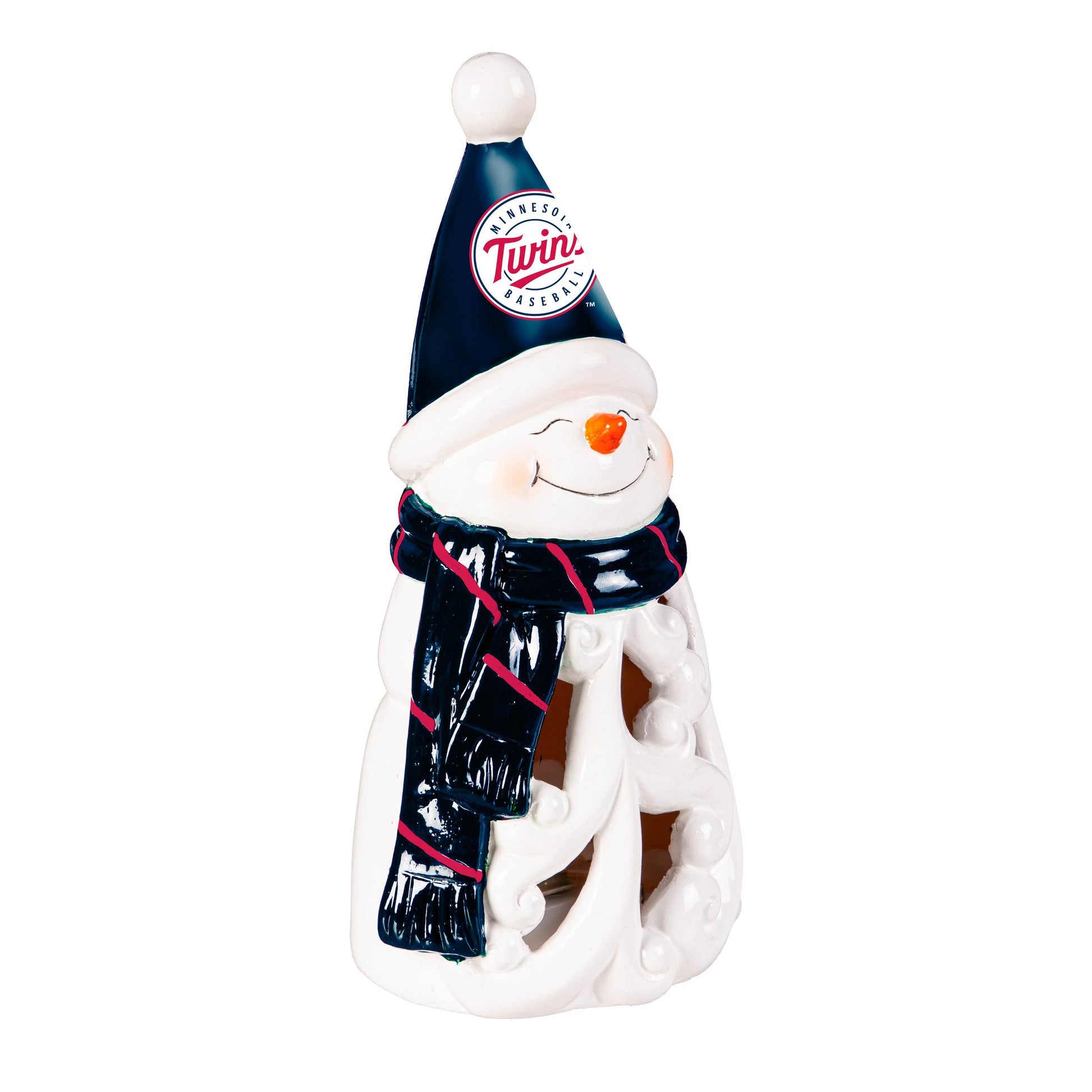 Minnesota Twins 8 Inch LED Snowman Statue Holiday Decor - ToylandEU
