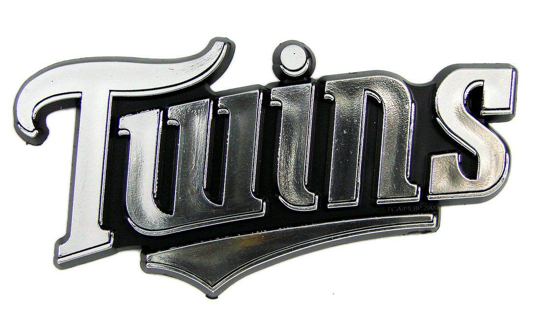 Minnesota Twins Auto Emblem Chrome Silver Car Accessory - ToylandEU